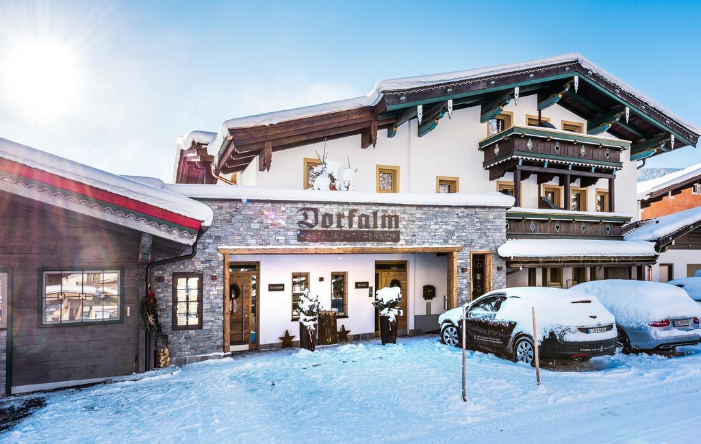 Pension Restaurant Dorfalm Leogang Exterior photo
